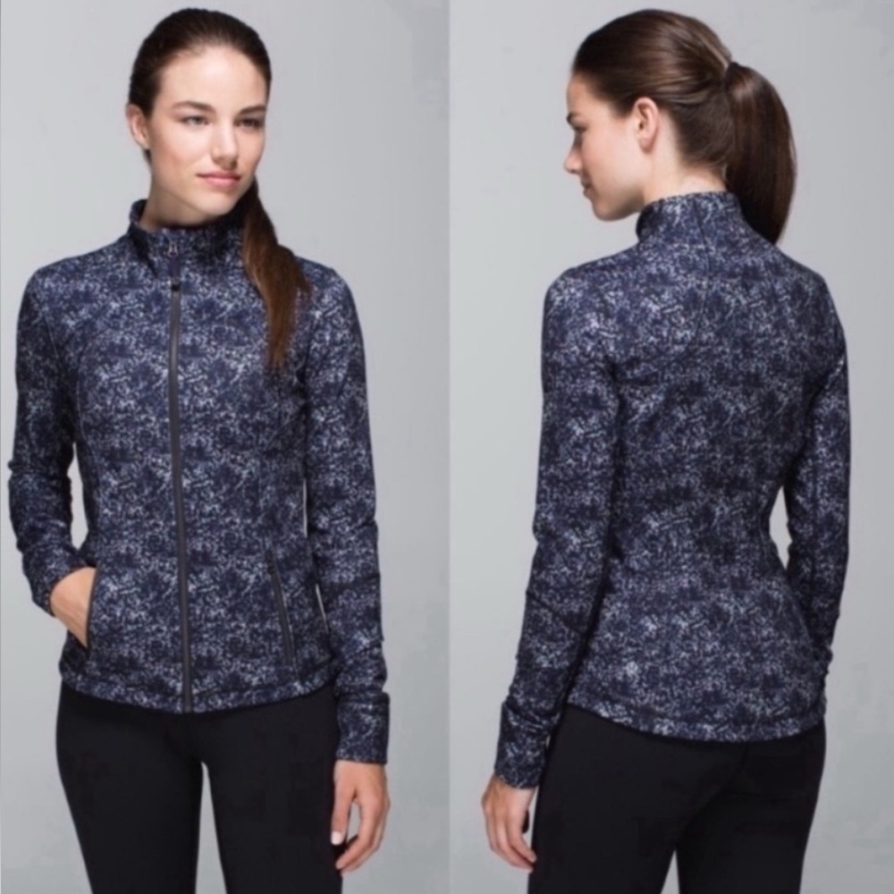 Lululemon Womens Size 10 Forme Jacket Rocky Road Sand Dune Toothpaste Activewear